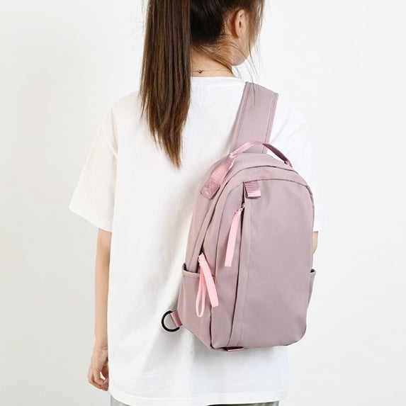 Large Capacity Travel Chest Bag | Outdoor Nylon Crossbody Backpack | Adjustable Strap | Multi-Color Unisex Sling Bag | Lightweight Shoulder Bag 35x21x3cm