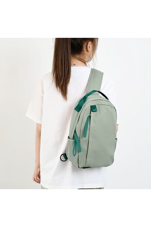 Large Capacity Travel Chest Bag | Unisex Nylon Crossbody Shoulder Backpack | Lightweight Sports Cycling Sling Bag | Multiple Colors | Adjustable Strap | 35x21x10cm