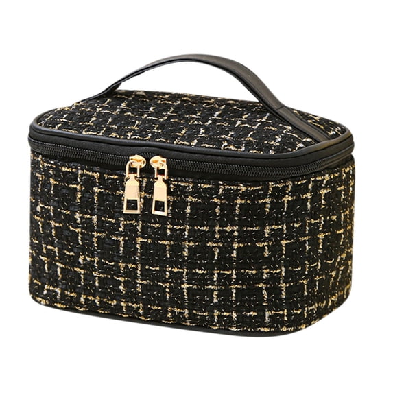 Large Capacity Travel Makeup Bag with Multiple Pockets, Portable Cosmetic Organizer & Wash Bag for Beauty Enthusiasts, Business Professionals, and On-the-Go Use