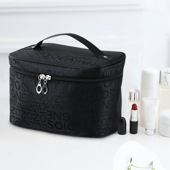 Large Capacity Travel Makeup Bag - Portable Wash Bag for Women, Fashion Toiletry Organizer Pouch