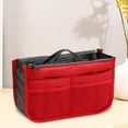 thumbnail image 1 of Large Capacity Travel Organizer Bag with Multiple Compartments and Transparent Mesh Pockets, Durable Polyester Double-Zip Storage for Toiletries, Electronics, and Accessories, 1 of 6