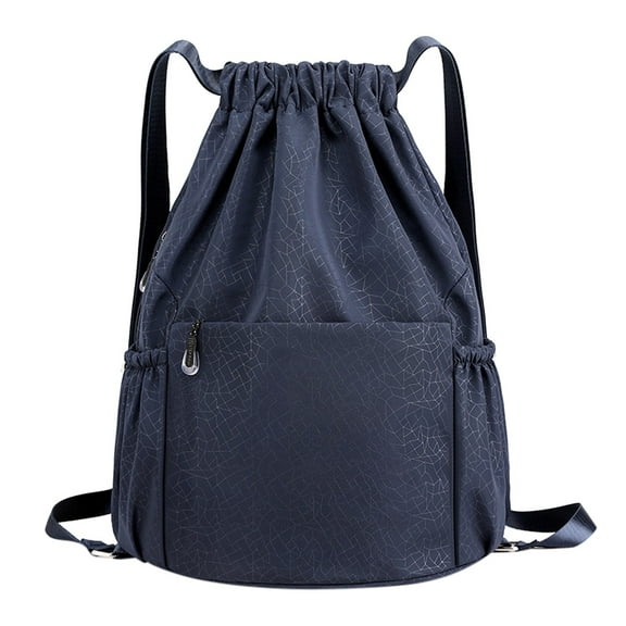 Large Capacity Travel Sports Backpack for Men and Women with Drawstring Design Ideal for Football Mountaineering Cycling Activities