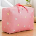 thumbnail image 1 of Large Capacity Travel Storage Bag, Non-Woven Duffel Bag for Quilts, Clothes and Personal Items, Portable, Waterproof, Foldable Organizer for Moving, Travel, Camping and Storage, 1 of 6