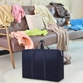 thumbnail image 1 of Large Capacity Travel Storage Bag, Non-Woven Duffel Bag for Quilts, Clothes and Personal Items, Portable, Waterproof, Foldable Organizer for Moving, Travel, Camping and Storage, 1 of 5