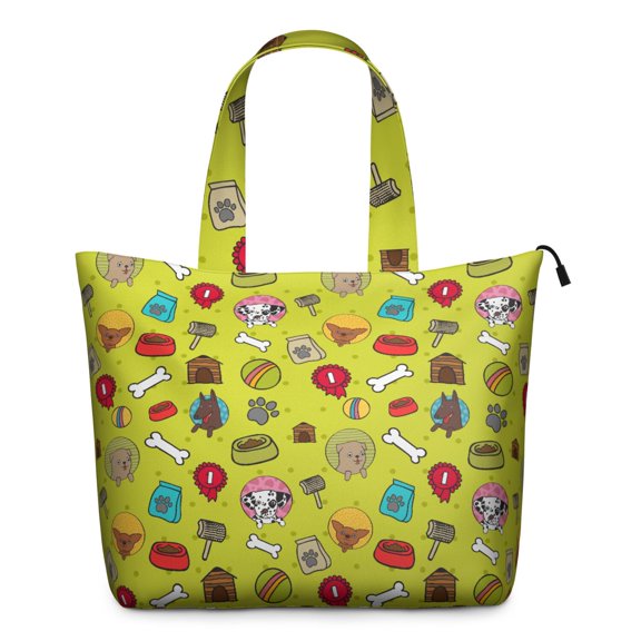 Large Capacity Travel Tote Bag with Sushi Rice Prints Lightweight Weekender Bag Featuring Foodie Sushi Lover Cartoon Roll Artwork for Travel Gym