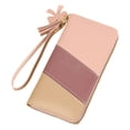 thumbnail image 1 of Large Capacity Travel Wallet, Multi Card Holder Zip Around Clutch Wallet-pink, 1 of 5