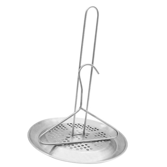 Large Capacity Turkey Frying Accessory Chicken Roasting Rack Metal Texture Great for Family Gatherings and Outdoor BBQs