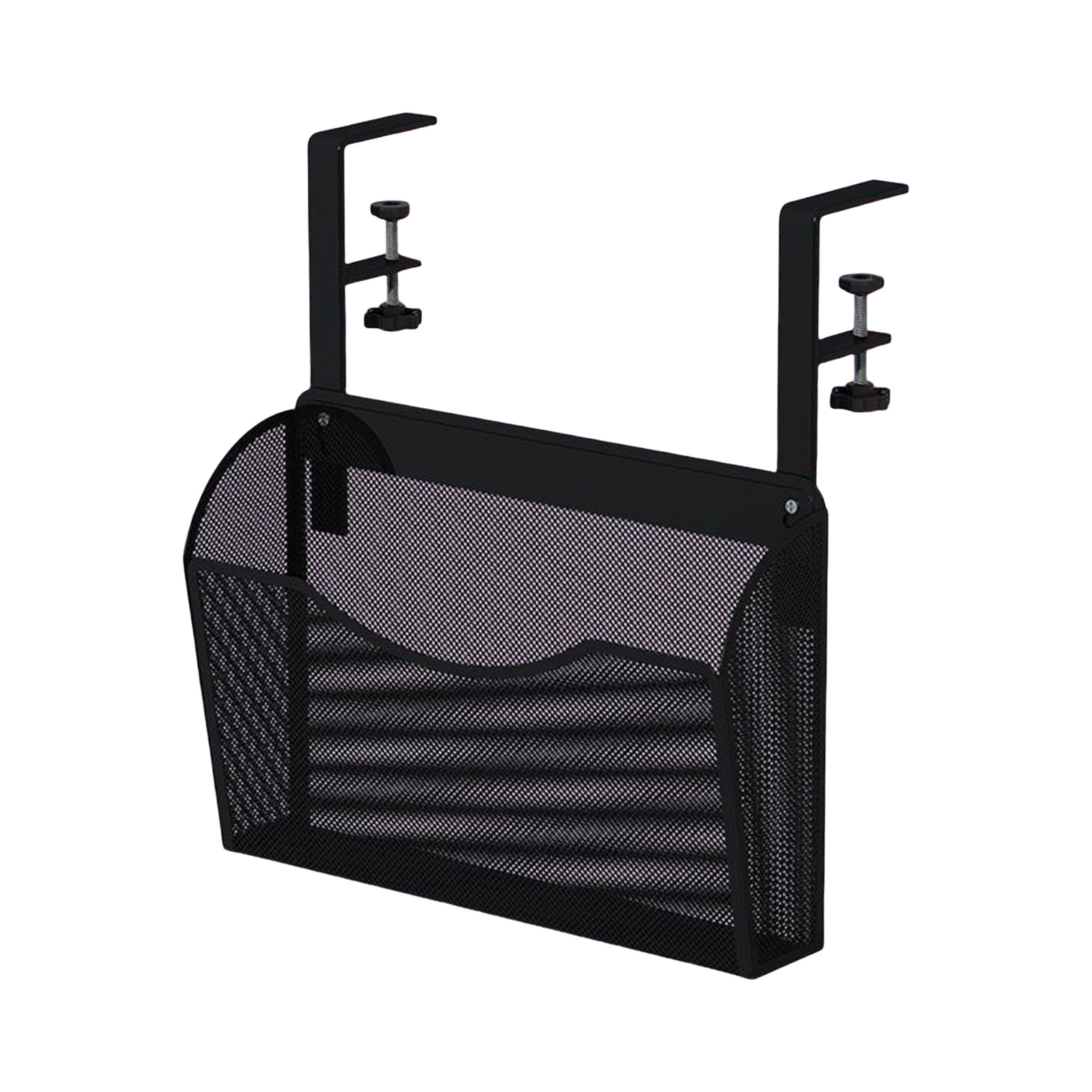 Large Capacity Under Desk Storage Basket Home and Office Desk Under Basket Organizers Easy Removal Holder Rack