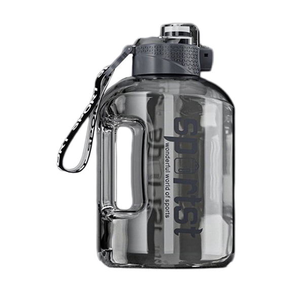 Large Capacity Water Cup Ton Barrel Sports Fitness Male And Female Students Portable Plastic Space Pot Big Belly Water Cup Labor Day Water Cup
