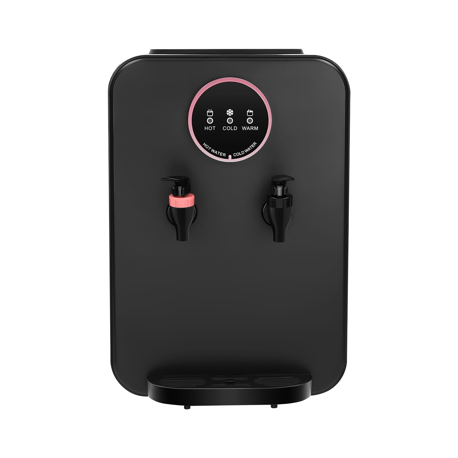 Countertop Hot and Cold Water Cooler Dispenser, Efficient Cooling/Heating, Top Loading Countertop Water Dispenser for Home Office Use