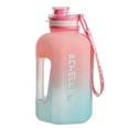 thumbnail image 1 of Large Capacity Water Jug, Portable Sports Water Bottle, 2200ML Outdoor Plastic Water Container with Tea Infuser, Frosted Non-Slip Durable Design, Tote Rope Handle, 1 of 6