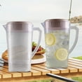 thumbnail image 1 of Large Capacity Water Pitcher, 3L Plastic Pitcher with Lid and Handle, Clear Cold Water Kettle for Iced Tea, Lemonade, Juices, Home and Kitchen Use, 1 of 6