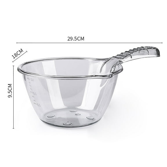 Large Capacity Water Spoon, Long Handled Watering Spoon, Household Water Ladle for Cooking, Garden Watering Tool, Transparent Water Spoon for Efficient Water Storage