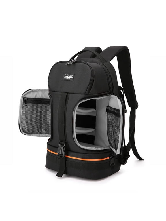 Large Capacity Waterproof Fabric Multi-Functional Double-Layer Storage Outdoor Photography Camera Bag Multi-Functional Waterproof Laptop Backpack