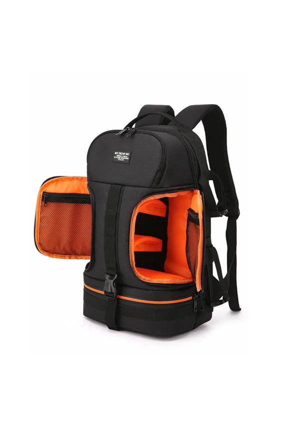 Large Capacity Waterproof Fabric Multi-Functional Double-Layer Storage Outdoor Photography Camera Bag Multi-Functional Waterproof Laptop Backpack