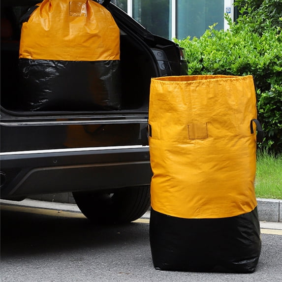 Large Capacity Waterproof Luggage Bag, Heavy Duty Woven Storage Bag for Travel, Durable Thickened Packing Bag for Clothes Shoes Accessories