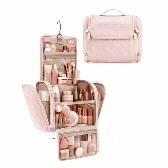 Waterproof Hanging Travel Toiletry Bag for Makeup Organizer Bathroom Shower Storage Case