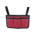 thumbnail image 1 of Large Capacity Wheelchair Armrest Storage Bag for Seniors - Durable Organizer with Multiple Pockets, Secure Fit for Easy Access to Essentials, 1 of 5