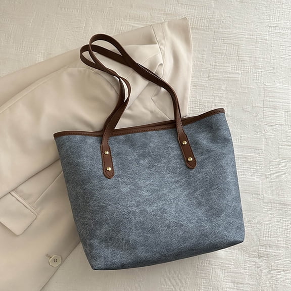 Large Capacity Women's Shoulder Bag, Fashionable Tote Bag for College Students, Commuting Bag, Versatile Multi-Functional Bag for Work and Travel
