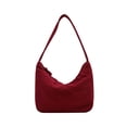 thumbnail image 1 of Large Capacity Women's Solid Color Handheld Bag - Soft Nylon Shoulder Bag with Multi-Way Carry, Mommy-Friendly Design for Daily Use, Stylish & Practical Tote for Moms & Casual Wear A, 1 of 6