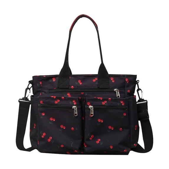 Large Capacity Women's Tote Bag with Multi-Pocket Design for Daily Essentials Lightweight Handbag Versatile Crossbody Bag for Casual Use