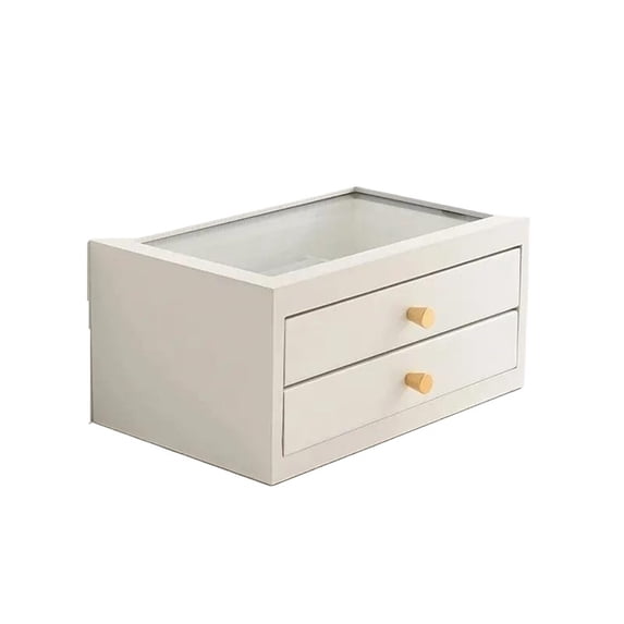 Large Capacity Wooden Jewelry Box Simple Modern Multi Layer Drawer Storage Box Anti Oxidation Jewelry Gifts