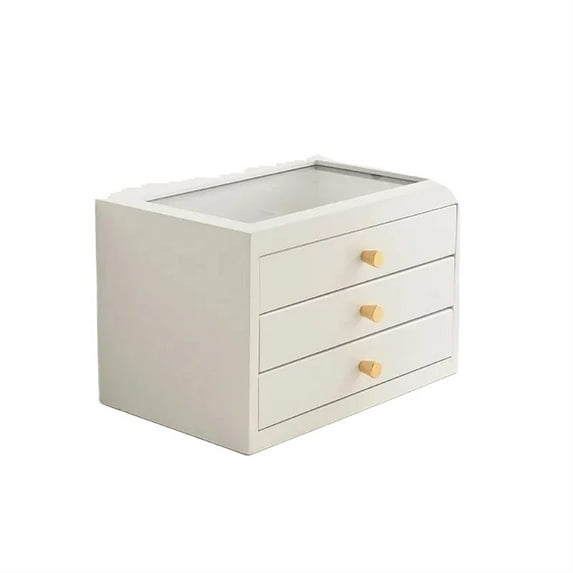 Large Capacity Wooden Jewelry Box Simple Modern Multi Layer Drawer Storage Box Anti Oxidation Jewelry Gifts