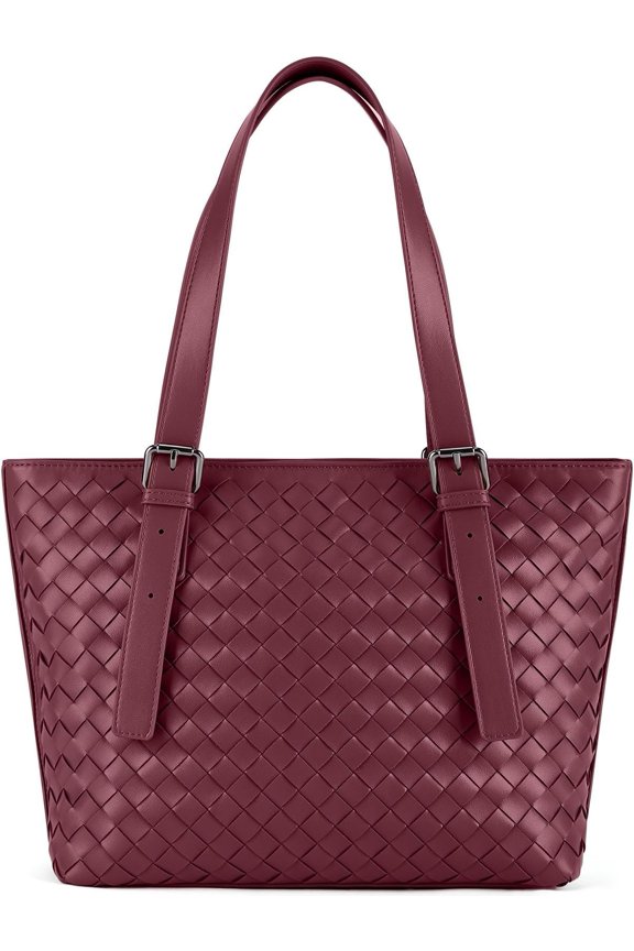 Large Capacity Woven Tote Bag for Women Handbag with Adjustable Strap Hobo Weave Purse | Large Woven