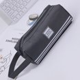 thumbnail image 1 of Large Capacity Zipper Pencil Case Organizer for Women's Office Supplies - Multi-Compartment Storage Pouch with Handle - Portable for Cosmetic and Stationery Organization, 1 of 2