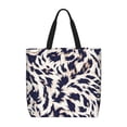 thumbnail image 1 of Large-Capacity Zipper Single-Shoulder Convenience Bag 15.7×19.6 Inches, Wear-Resistant And Water-Repellent, Can Be Carried By Hand Or On One Shoulder Animal Print Style Aliceblue_1, 1 of 8