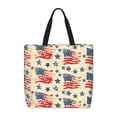 thumbnail image 1 of Large-Capacity Zipper Single-Shoulder Convenience Bag 15.7×19.6 Inches, Wear-Resistant And Water-Repellent, Can Be Carried By Hand Or On One Shoulder Independence Day Theme Star (9), 1 of 8