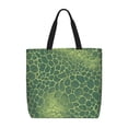 thumbnail image 1 of Large-Capacity Zipper Single-Shoulder Convenience Bag 15.7×19.6 Inches, Wear-Resistant And Water-Repellent, Can Be Carried By Hand Or On One Shoulder Snake Skin Print Style Lightgreen_4, 1 of 8