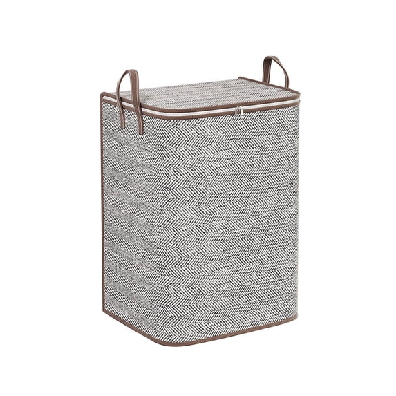 Large Capacity Zipper Storage Bag, Non-woven Fabric, Minimalist Style, Organize Items Efficiently, Storage Solution, Travel Gear, Heavy-duty Zipper, Durable Fabric Construction, Home