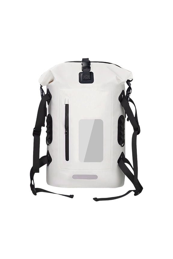 Large Capacity with Reflective Strips Waterproofed Hiking Backpacks Permeable Shoulder Straps for Outdoor Activity