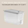 thumbnail image 1 of Large Capacityre Frigerator Cold Kettle With Faucet Fruit Te, Gray Plastic Water Bottle for Home Kitchen Outdoor Sports, Durable Reusable Bottle for Travel Gym Office Hydration, 1 of 9