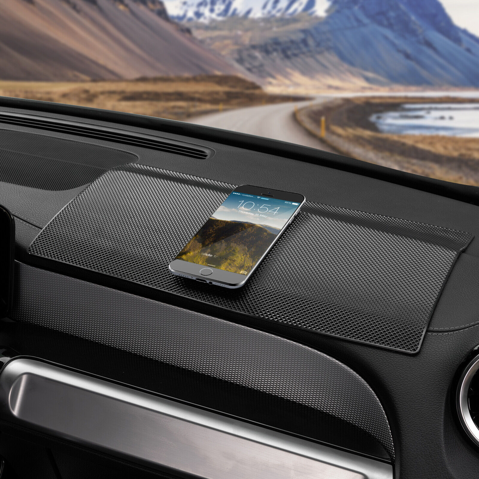 Large Car AntiSlip Mat Car Dashboard Sticky Pad Holder Dash Mobile