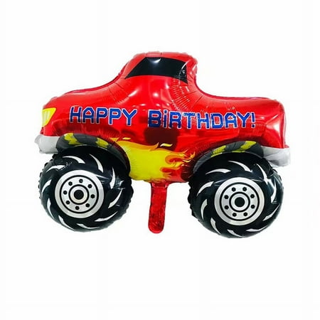 Large Car Shape Happy Birthday Balloon Race Car Party Balloons and Speedy Celebrations