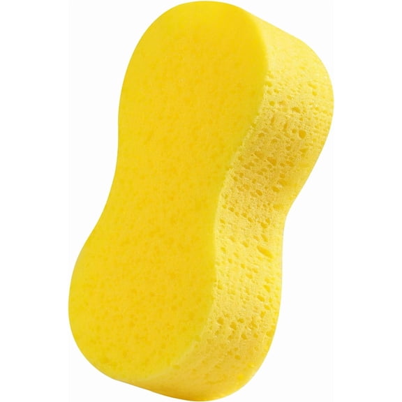 Large Car Wash Sponge, Extra Thick Bone Foam Sponge for Cleaning | 9.1" x 4.3" x 2.4", Giant Car Cleaning Sponge, Easy Grip Multi-Purpose Cleaning Scrubber, Kitchen, Bathroom, Household