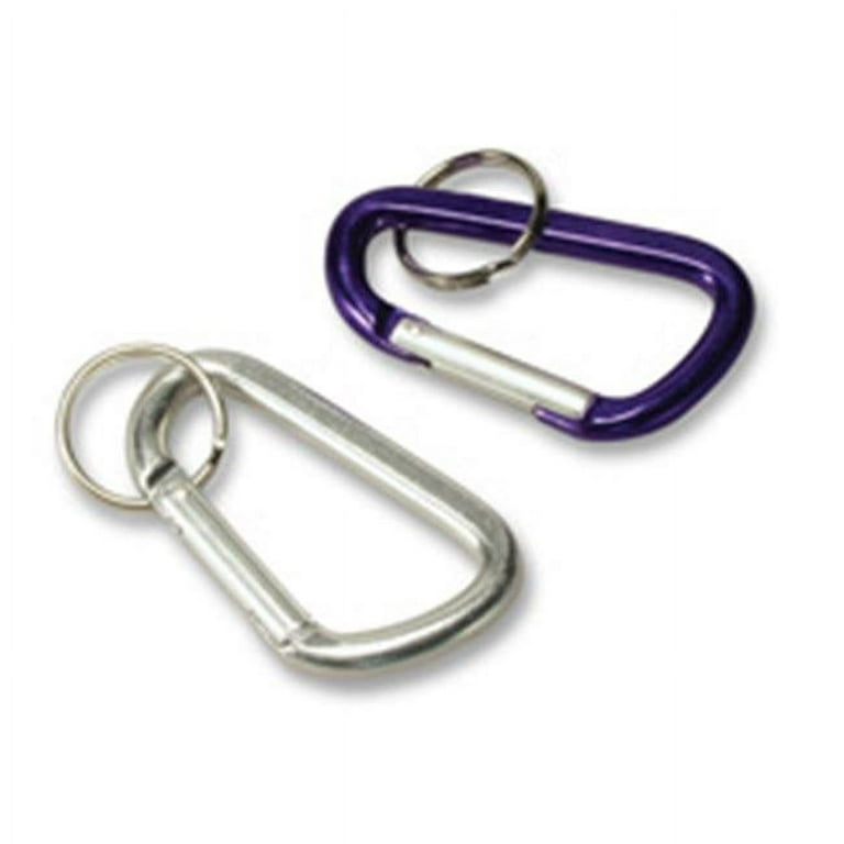 10Pcs Carabiner Heavy Duty Keychain Clip - Carabiner Heart Shaped Key Chain  Aluminum Ring Climbing Clips Hammock Carabiner for Dog Leash- Key Ring  Carabiner Wat…