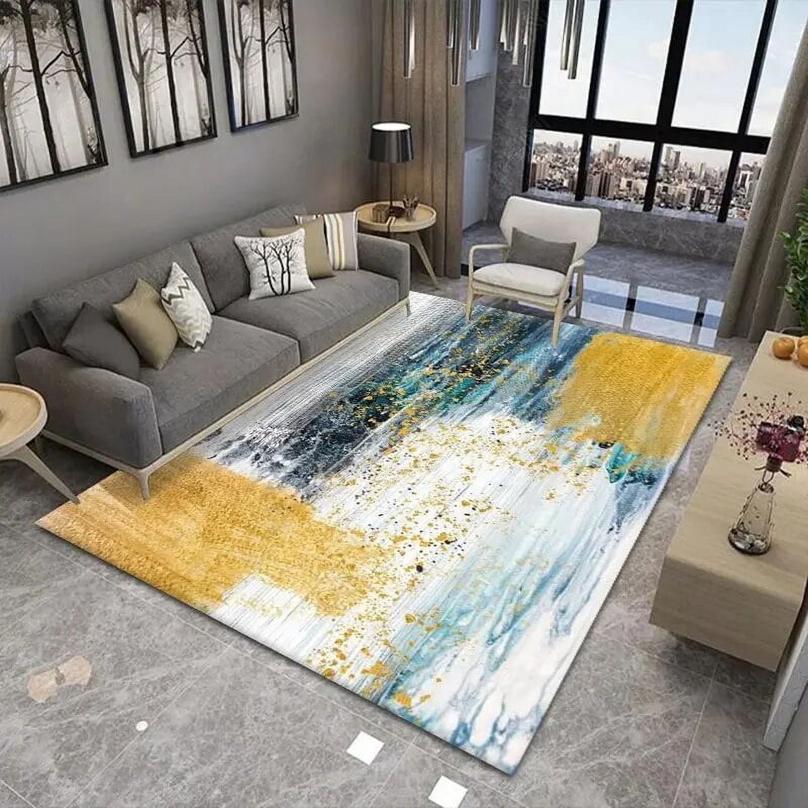 Large Carpet 3D Abstract Carpet for Living Room Home ration Large Area