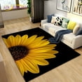 thumbnail image 1 of Large Carpet 3D Daisy Flower Pattern Area Rug Carpet Rug for Living Room Bedroom Sofa Doormat Kitchen ration Non-slip Floor Mat, 1 of 6