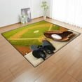 thumbnail image 1 of Large Carpet 3D Green Football Carpet Room Baseball Rug Field Parlor Bedroom Living Room Floor Mats Anti-slip Rugs Home r, 1 of 6