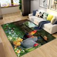 thumbnail image 1 of Large Carpet 3D Rooster and Hen Chicken Area Rug Rug for Living Room Bedroom Sofa Doormat ration Kitchen Non-slip Floor Mat, 1 of 6