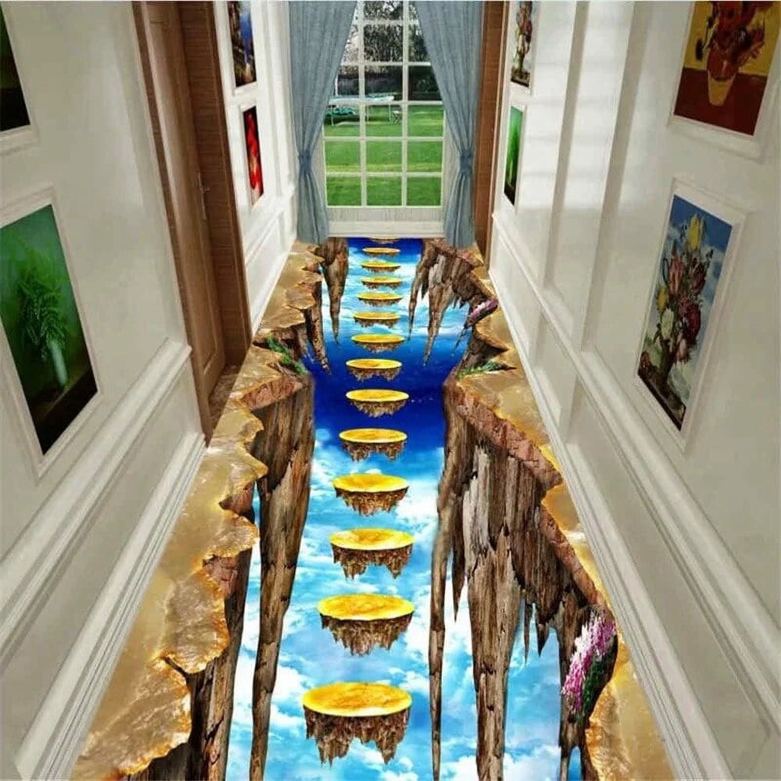 Large Carpet 3D Scenario Carpet for Living Room r Anti-Slip Accessories ...