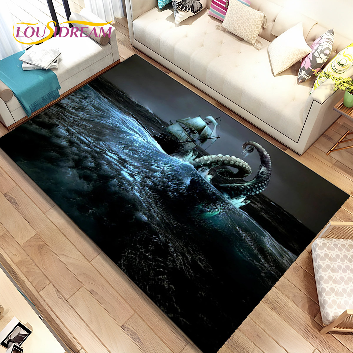 Pirate Rug Texture Large Carpet A Pirate Boat Barque Boat Ship Area Rug Carpet Rug for ...