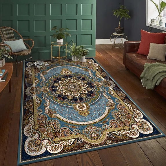 Large Carpet Bohemia Style Carpet Living Room Rugs ration Bedroom Footpad Bathroom Anti Slip Floor Mats Hallway Balcony Kitchen Doormat