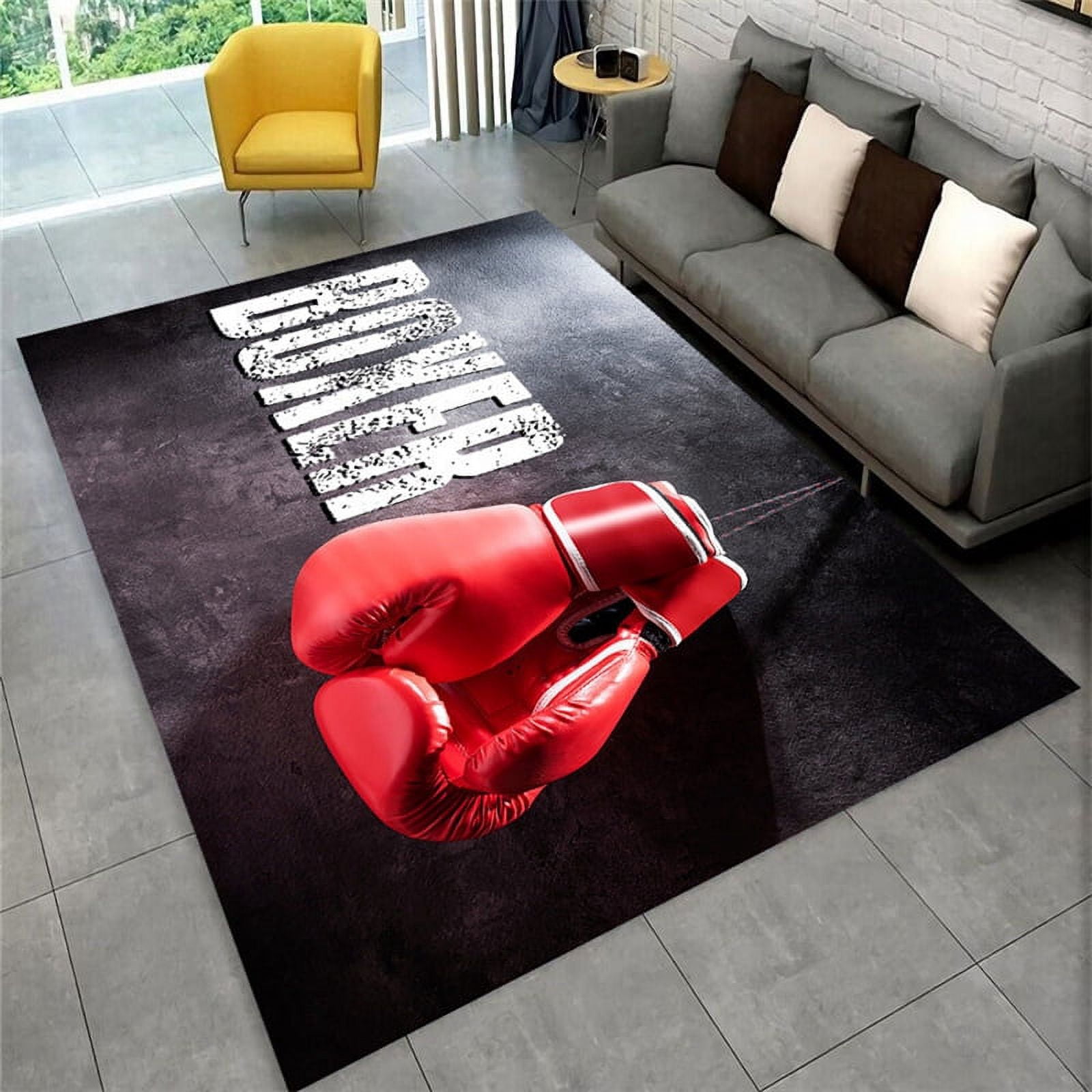 Large Carpet Boxing Gloves Fight Carpet Living Room r Rug Sofa Mat ...