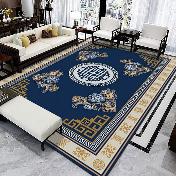 Large Carpet Chinese Classical Carpets for Living Room Area Rugs Large Non-slip Bedroom r Carpet ration Home Rug Hallway Door Mat
