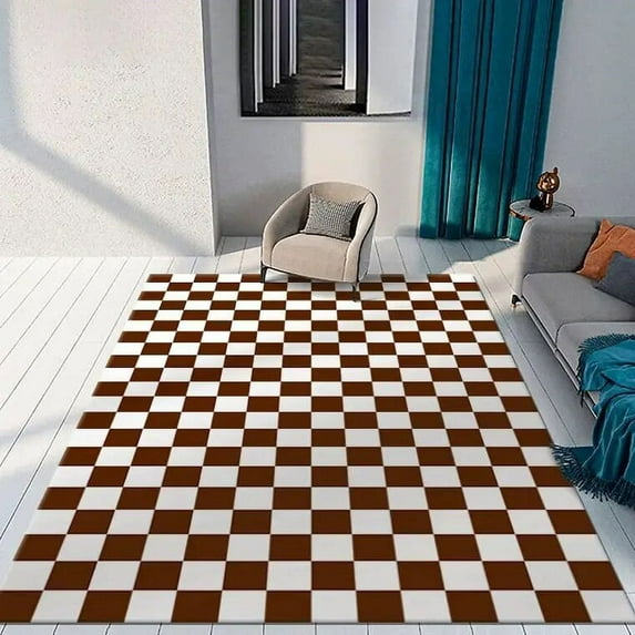 Large Carpet Color Checkerboard Plaid Carpets for Living Room ration Large Rugs for Bedroom r Carpet Washable Rug Floor Mats for Home