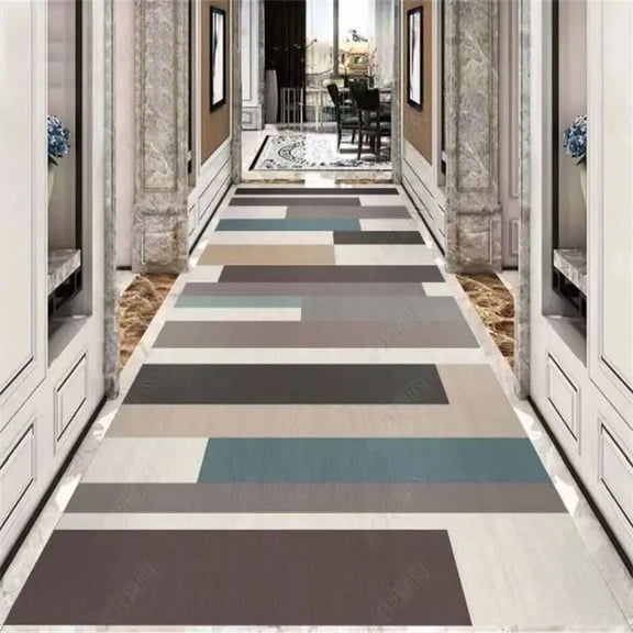 Large Carpet Corridor Floor Track Carpet Gray Line Abstraction Mat for Full Living Room Stairs Runners Home r Entrance Hall Furniture